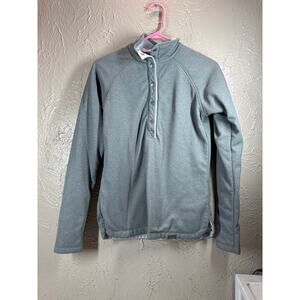 Columbia Omni-Wick Advanced Evaporation Mock Turtle Neck Buttons Womens Small‎